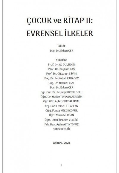 ÇOCUK ve KİTAP II: EVRENSEL İLKELER