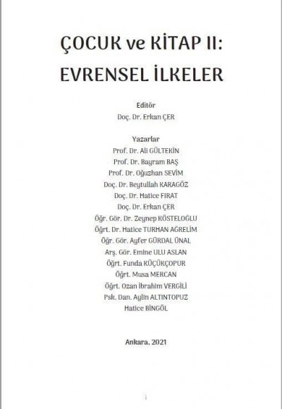 ÇOCUK ve KİTAP II: EVRENSEL İLKELER