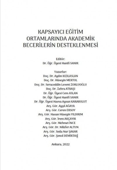 KAPSAYICI EĞİTİM ORTAMLARINDA AKADEMİK BECERİLERİN DESTEKLENMESİ