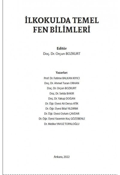 İLKOKULDA TEMEL FEN BİLİMLERİ