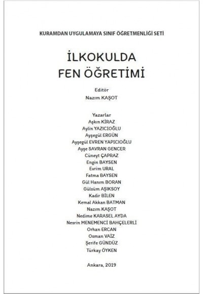 İLKOKULDA FEN ÖĞRETİMİ