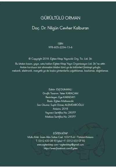 GÜRÜLTÜLÜ ORMAN - Nilgün Cevher Kalburan