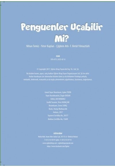 PENGUENLER UÇABİLİR Mİ - N.Temiz & Y. Kaplan & Ç.Atlı & F.B. Yılmaz Türk