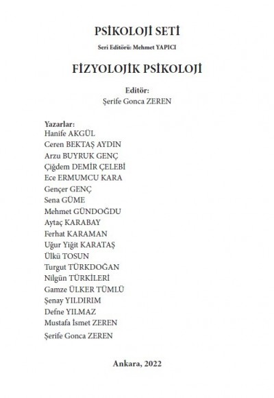 FİZYOLOJİK PSİKOLOJİ