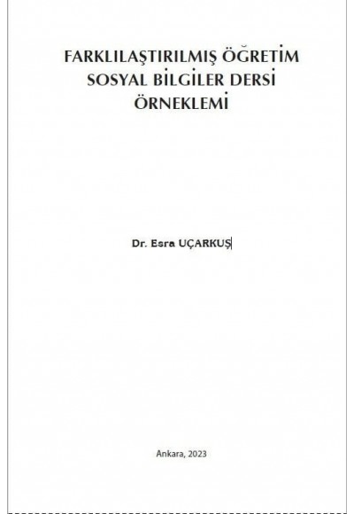 FARKLILAŞTIRILMIŞ ÖĞRETİM SOSYAL BİLGİLER DERSİ ÖRNEKLEMİ