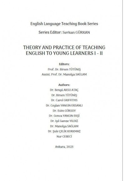 THEORY AND PRACTICE OF TEACHING ENGLISH TO YOUNG LEARNERS I - II