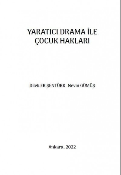 YARATICI DRAMA İLE ÇOCUK HAKLARI