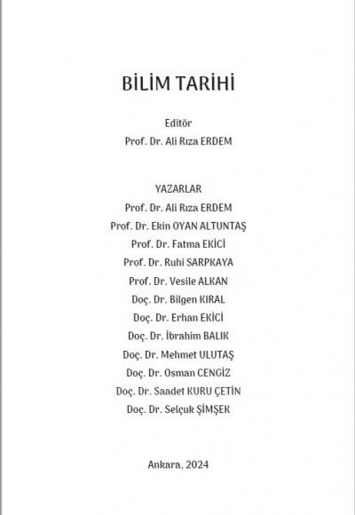 BİLİM TARİHİ