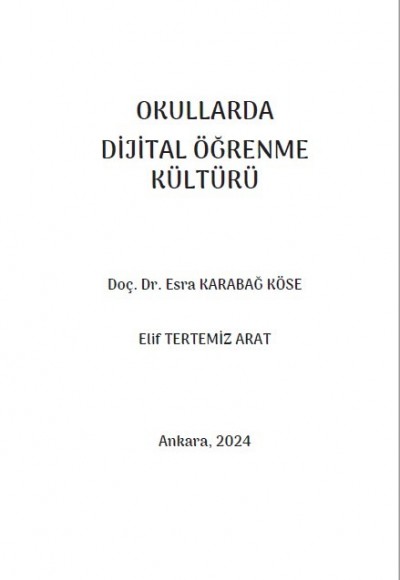 OKULLARDA DİJİTAL ÖĞRENME KÜLTÜRÜ